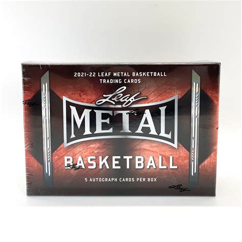 2021/22 leaf metal basketball hobby box|leaf metal basketball checklist.